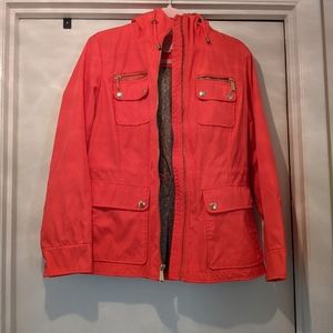 Michael Kors Orange/Red Raincoat